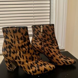 Sam Edelman Size 7.5 Leopard Boots